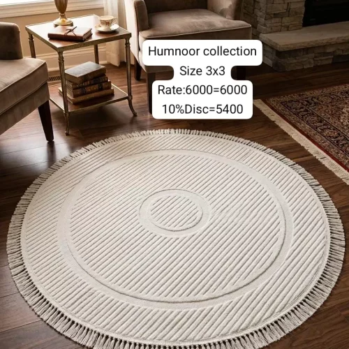 Humnoor Rugs (Size:3’x3′)